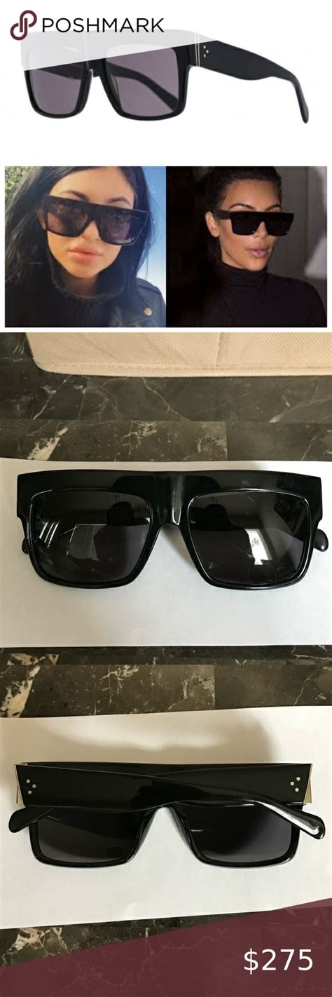 celine cl 41756 black|CELINE Polarized ZZ Top Sunglasses CL 41756 Black.